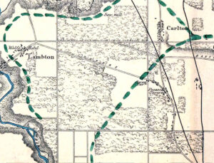 Detail of Jervois - Toronto Canada West, 1865